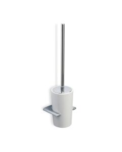 TATAY Zidna četka za WC šolju sa držačem Ronda 9.5x8.5x37cm, inox - 6647500