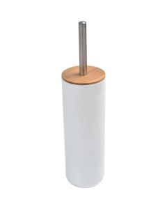 TENDANCE Wc četka Bath 37,2x9 cm poliresin/bambus bela-bambus - 6674210