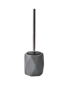 TENDANCE Wc četka Dijamant 37x11 cm keramika, tamno siva - 6680181