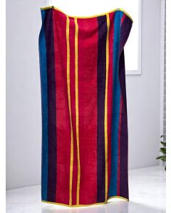 VIKTORIJA Plažni Peškir Color Stripe 160x87 cm - VLK000668ripe