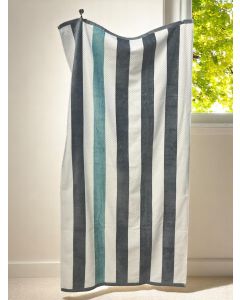 VIKTORIJA Plažni Peškir Ocean Stripe 160x81 cm - VLK000tripe