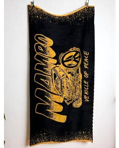 VIKTORIJA Plažni peškir “Mambo – Vehicle of Peace” – 83x160 cm, 100% pamuk A22 - VLK00ambo