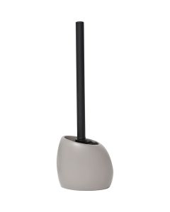 TENDANCE Četka za WC šolju sa držačem 11.5x9.5x37cm, poliresin/siva - 6686165