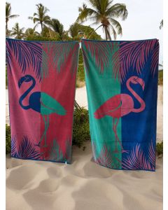 Plažni peškir Flamingo 86x160cm - VLK000668-flamingo