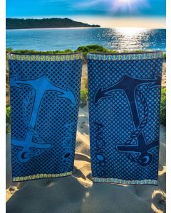 Plažni peškir Anchors 86x160cm - VLK000668-anchors
