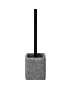 TENDANCE Wc četka Square 10,3x10,3x35,5 cm poliresin siva - 6694180