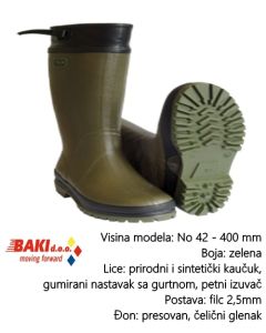 TIGAR Lovačke čizme Alaska, br. 47 (93014) - 67015499