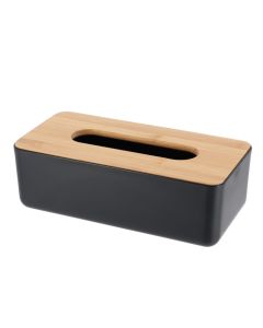 TENDANCE Kutija za maramice 26,1X13,1X8,6 cm bambus crna - 6724237