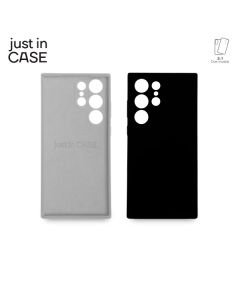 JUST IN CASE 2u1 Extra case MIX za S23 ULTRA, crna/siva - MIXPL218BK