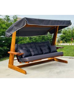 HANAH HOME Baštenska ljuljaška Luna Deluxe 2600, antracit