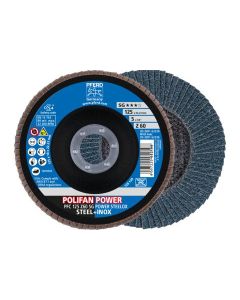 PFERD Polifan - lepezasti brsuni disk  SG perfomansi PFC 125 Z60 Power Steelox - 67786125