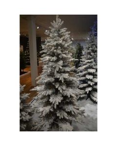 Novogodišnja jelka, snežna sa lampicama, 240 cm. - 678453