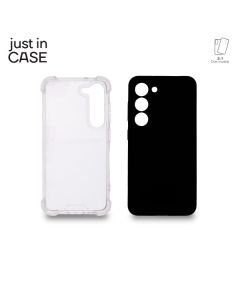 JUST IN CASE 2u1 Extra case MIX paket crni za S23 - MIX216BK