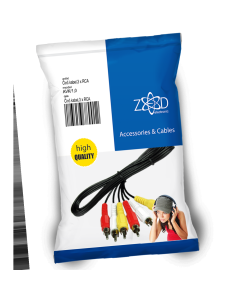 ZED electronic RCA kabel 1,0 metar, 3xRCA - AVK/1,0