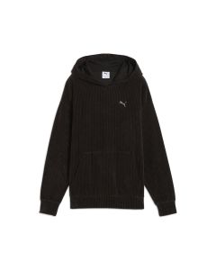 PUMA Duks sa kapuljačom ess elevated comfort velour rib hoodie W