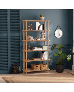 HANAH HOME Polica za knjige Gala, braon - 688DRA1202