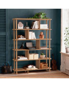 HANAH HOME Polica Meta, svetlobraon