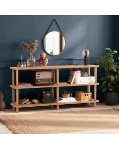 HANAH HOME Polica Raca, svetlobraon