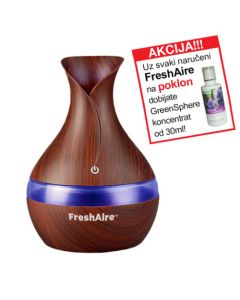 MEDISANA Ultrazvučni ovlaživač i difuzer eteričnih ulja FreshAire™ Compact tamni mahagoni - MedSan570