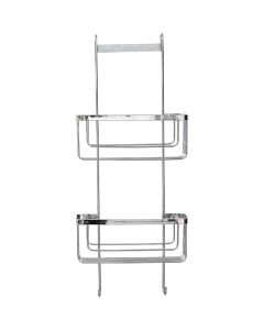 TENDANCE Polica na dva nivoa 12.5x25.5x60cm, hrom - 690999