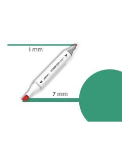 DELI Sketch marker emerald green-55 - 691456