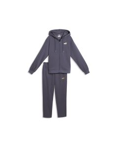 PUMA Trenerka  metallic hooded standard sweat suit fl op W