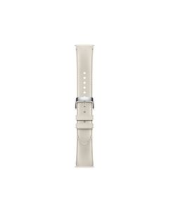 XIAOMI Zamenska narukvica Watch Leather Strap, bela - 6941812764381