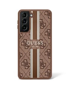 LICENSED GUESS Futrola za Samsung S23 Brown 4G Printed Stripe - GSM169701