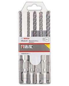 BOSCH 5-delni set hamer burgija SDS-plus-5X 6; 6; 8; 8; 10 mm - 2608833911