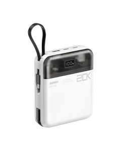 REMAX Power Bank RPP-603 20W+QC 22.5W, 20000mAh, bela - 6954851209737