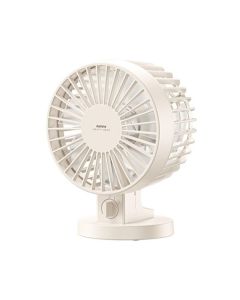 REMAX Ventilator F37 USB, Dual-Blade Desktop, bež