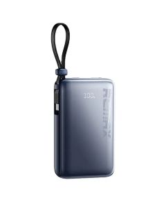 REMAX Power bank 10000mAh ,RPP-19, 20W+22.5W TYPE-C Fast Charging, sa kablom, siva