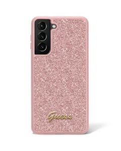 LICENSED GUESS Futrola za Samsung S23 Pink Glitter Script - GSM169697