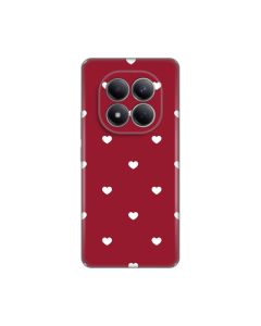 Maska za Xiaomi Redmi Note 15 Pro 4G Burgundy Hearts Silikonska Print Skin