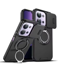 Maska za Xiaomi Redmi 15C 4G EU 173mm crna CamShield Ring stand