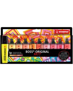 STABILO Tekst markeri Boss original Arty, tople boje, set 1/10 - 70-10-1-20
