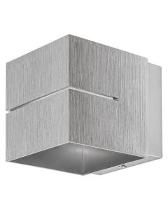 Rabalux Zidna lampa Kaunas G9 1x MAX 10W brušeni aluminijum (7019) - 7019
