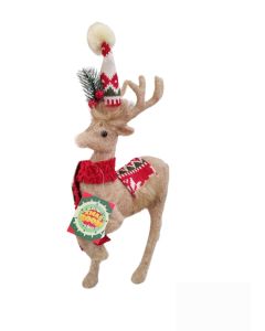 Novogodišnja figura Irvas 30 cm 70431 - 70431-1