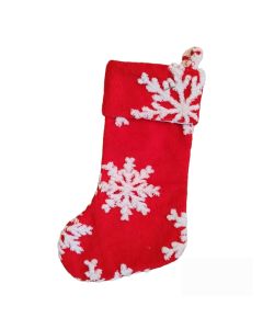 Novogodišnja dekoracija Ukrasna čarapa 22 cm 70438 - 70438-1
