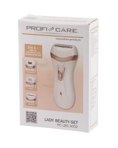 PROFI CARE Set za negu - PC-LBS 3002 3 u 1 epilator, brijač i turpija za pete - PC-LBS 3002