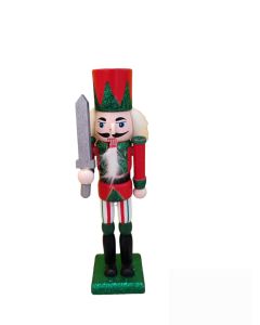 Novogodišnja figura Drveni vojnik 25 cm 70483 - 70483