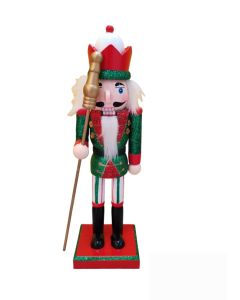 Novogodišnja figura Drveni vojnik 25 cm 70484 - 70484