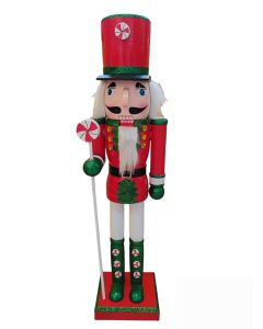 Novogodišnja figura Drveni vojnik 38 cm 70490 - 70490