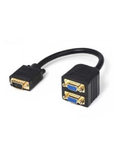 FAST ASIA Adapter VGA - VGA M/2F (spliter) crni - 70682
