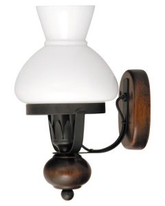 Rabalux Zidna lampa Petronel E27 1x MAX 60W mat crno (7077) - 7077