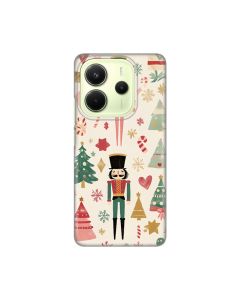 Maska za Xiaomi Redmi Note 14 4G (SRB) Vintage Christmas Silikonska Print