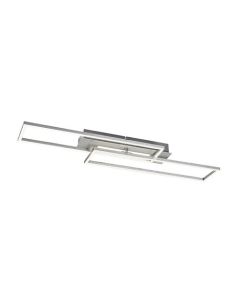 Rabalux Plafonjera Demetrius LED 40W srebrna strugani aluminijum (71012) - 71012-1