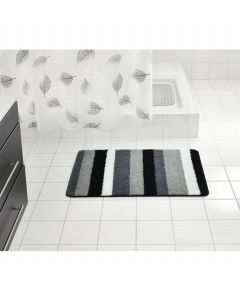RIDDER Tekstilna kupatilska prostitrka 60x90cm Carl, crna - 7102307