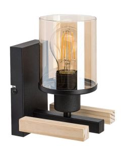 Rabalux Zidna lampa Niylah E27 1x MAX 25W crna (71080) - 71080