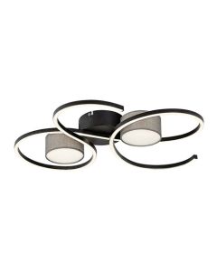 Rabalux Plafonjera Shiena LED 38W mat crno (71116) - 71116-1